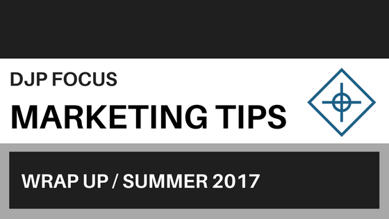 Marketing Tips: The Summer Wrap&nbsp;Up